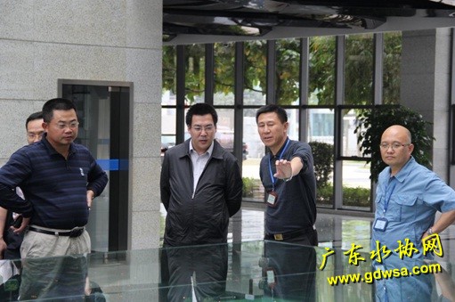 省环保厅应急办领导莅临东江水务调研