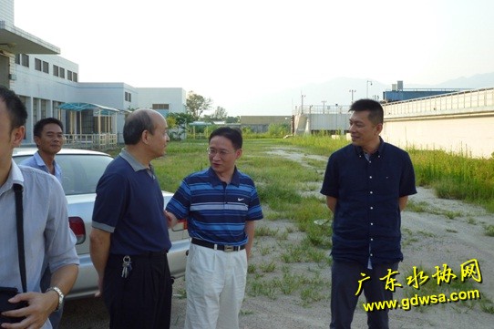 广东省水协林秘书长一行调研清远股份制供水企业