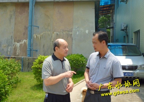 广东省水协林秘书长一行调研清远股份制供水企业
