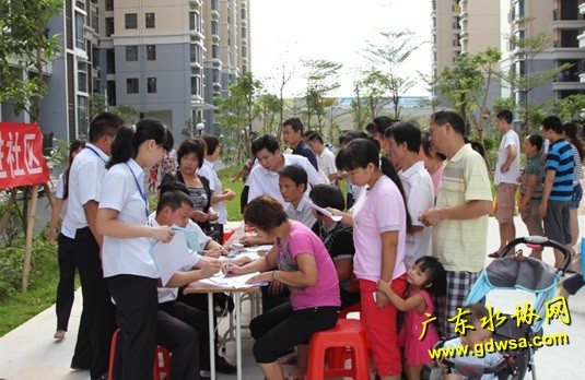 惠州水司风雨无阻开展便民活动