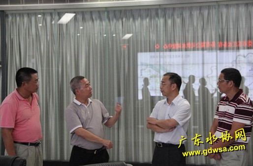 东莞市领导莅临第六水厂参观指导