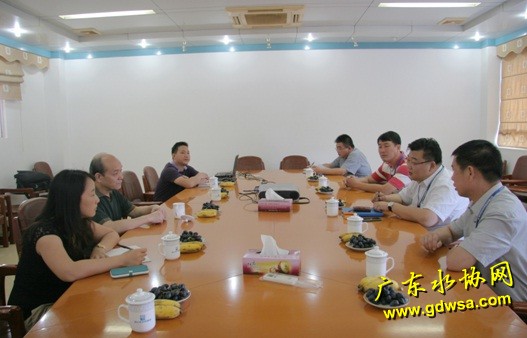 省水协秘书长林志光一行到湛江水司调研