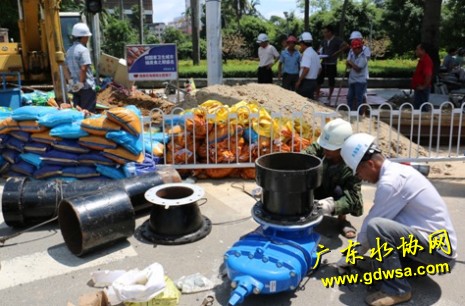 湛江水务集团大手笔投入改造升级供水管网