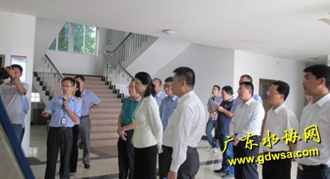 肇庆市委书记徐萍华到肇庆水务集团检查指导工作