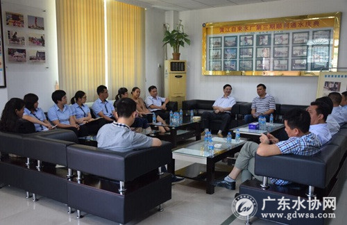 惠州市供水有限公司到黄江自来水公司参观交流