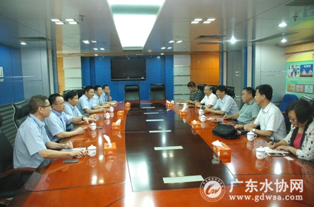 珠海水务集团曾建平董事长一行到访肇水集团