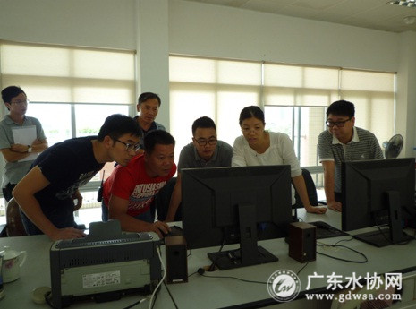 省环保厅环境保护部核查组到三乡污水厂检查“南粤水更清行动计划”实施情况