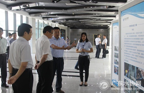东莞市委书记吕业升到东江水务有限公司调研指导工作