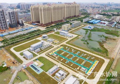 粤西地区最大半地埋花园式生活污水处理厂投入运行