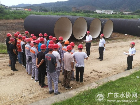 水控集团开展施工场地汛期排水应急演练