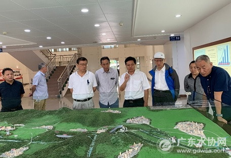 中国工程院院士陈厚群率队调研粤海水务东深供水工程