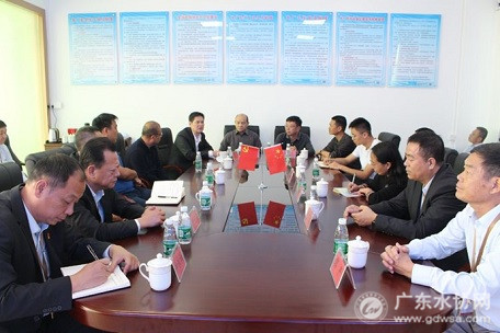 云南、广东两省水协及云南供水企业领导一行莅临海丰县供水总公司参观指导