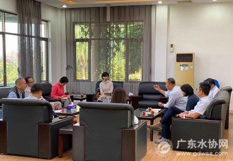 省水协王建平会长、潘景盛秘书长莅临小榄调研指导工作